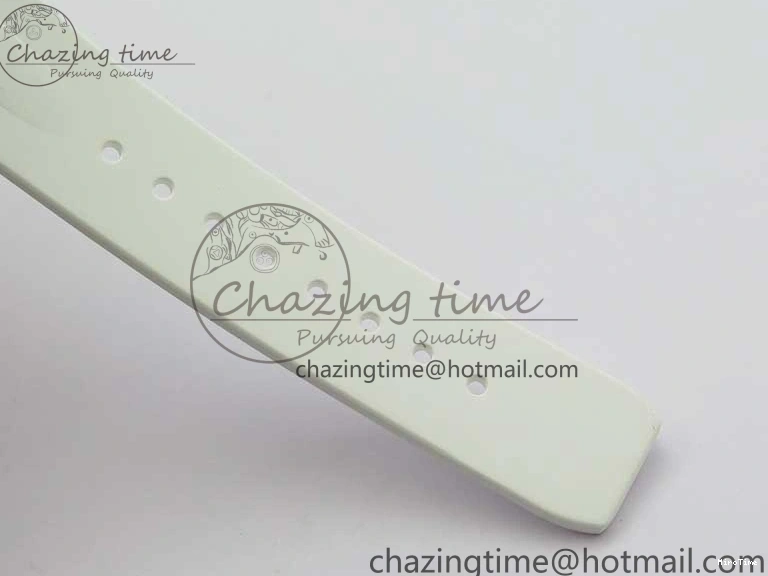 MiroTime 0129 Durable Submariner Phantomlab Transparent KZF Best Edition Blue Moon Dial on White Rubber Strap VR 2564